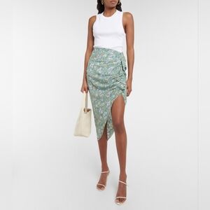 Veronica Beard Hazel floral asymmetric midi skirt Size Medium